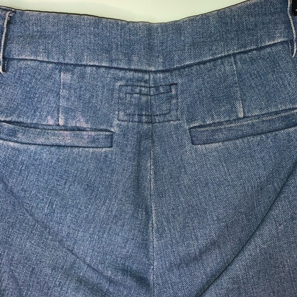 Denim Pleated Jeans - Picture 4 of 5